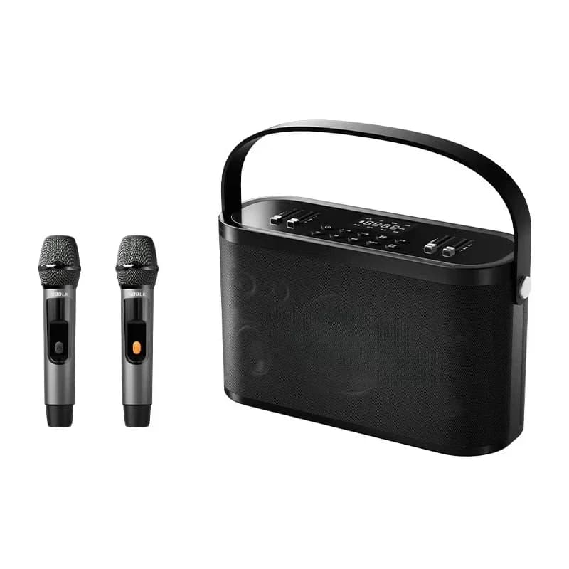 S1271 Sistema PA per macchina karaoke wireless da 280 W con 2 microfoni Supporto AUX, USB, scheda TF, EQ, TWS, OTG, per feste, canto