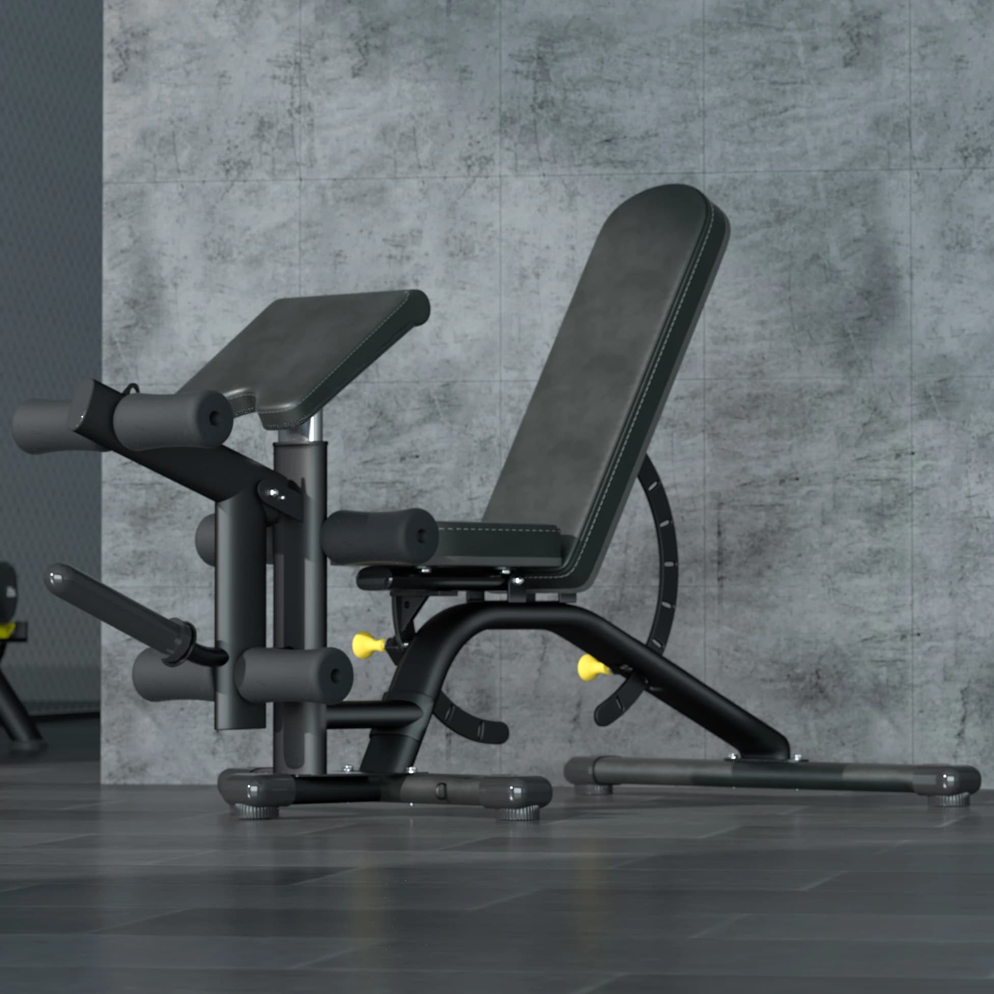 2026 Professional Stool with Handlebars Commercial Bench Flat Press for Fitness Training Gym session football equipment