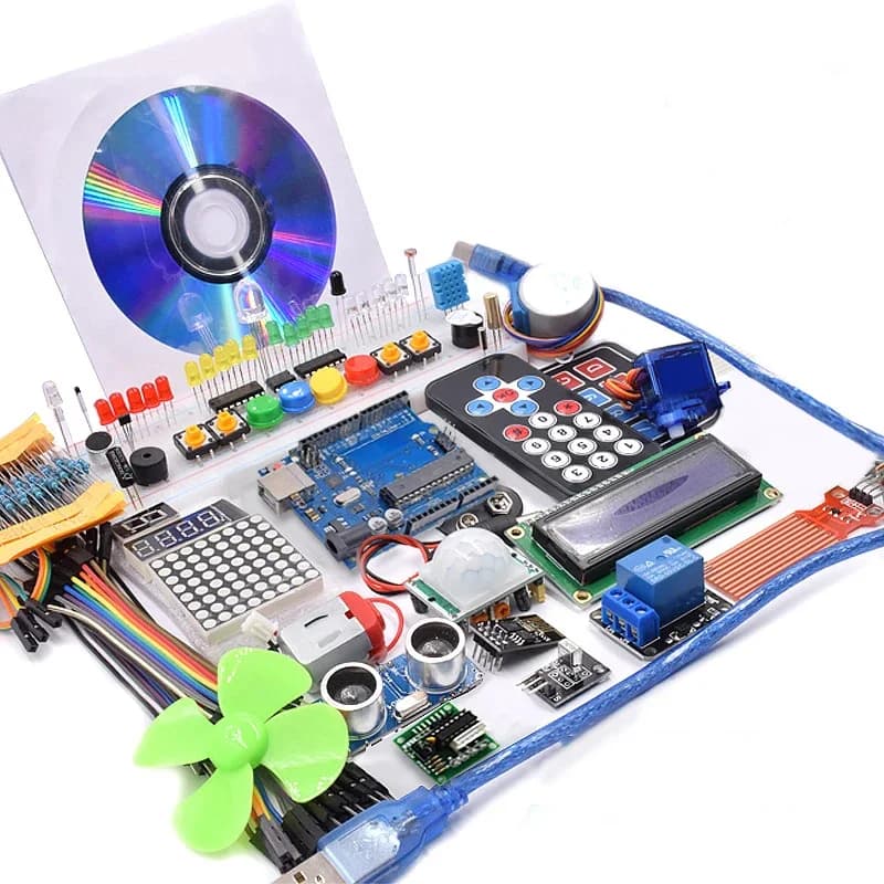 Starter kit completo Super R3 Project con CD lezione, scheda R3, ponticello, per Arduino