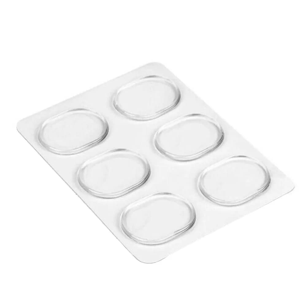 Gel Ammortizzante Trasparente per Pad Batteria, 6 Pezzi in Silicone per Kit Batteria, Rullanti, Piatti, Campanacci e Riduzione del Suono delle Percussioni