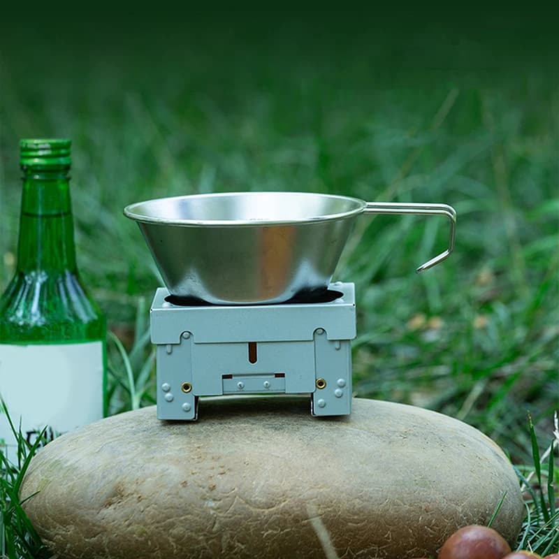 Portable German folding box stove Solid fuel stove Picnic stove and outdoor camping heater