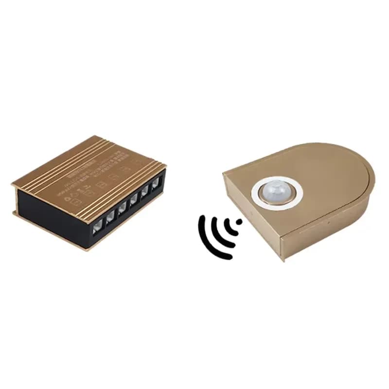 DC12V/24v Wireless Cabinet Wardrobe Light Emitting Diode Light Bar Automatic On/Off PIR Motion Sensor Wireless