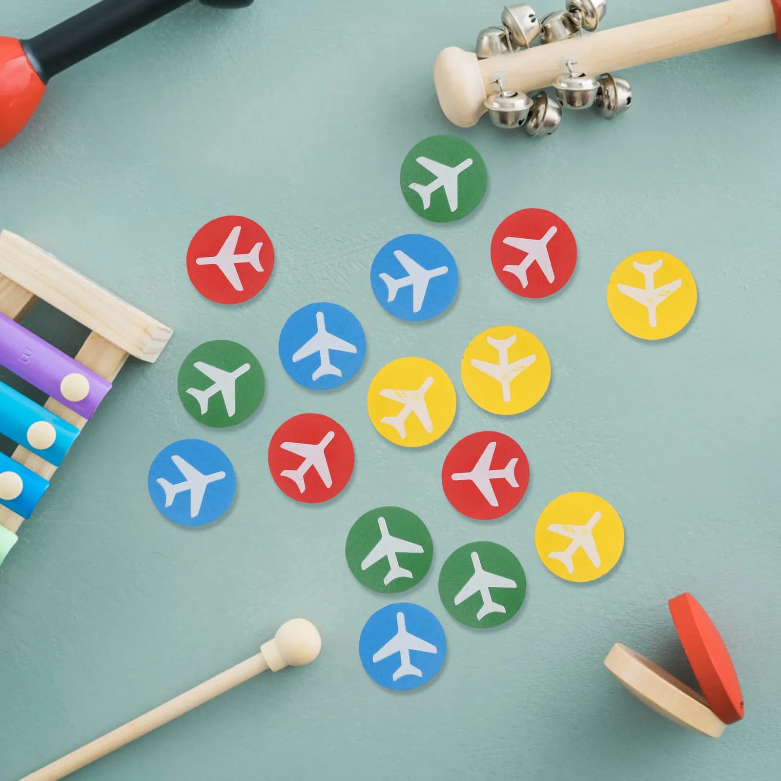 Set di Scacchi Volanti in Legno da 16 Pezzi, Gioco Educativo per Bambini, per Famiglia, Scuola, Feste, Pezzi Intelligenti, Parti di Ricambio