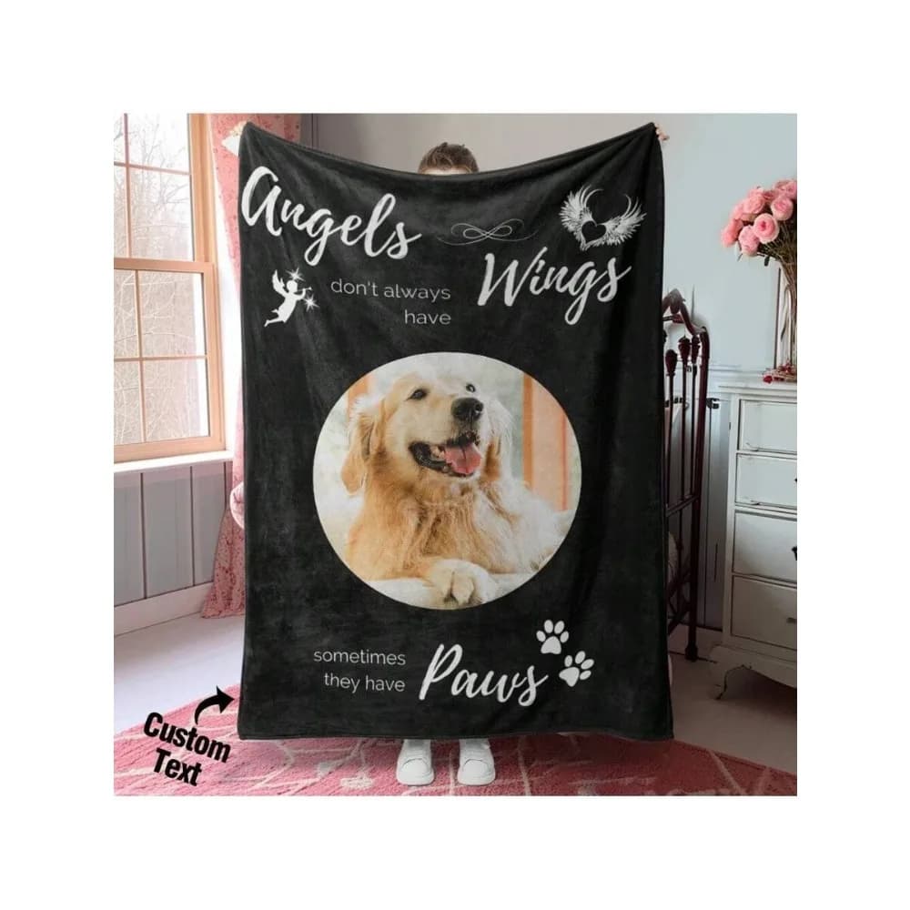 Coperta personalizzata da 1 pezzo Carica immagini di animali domestici Coperta di flanella fai-da-te - Foto calde personalizzate Regalo perfetto per animali domestici per uomini e donne