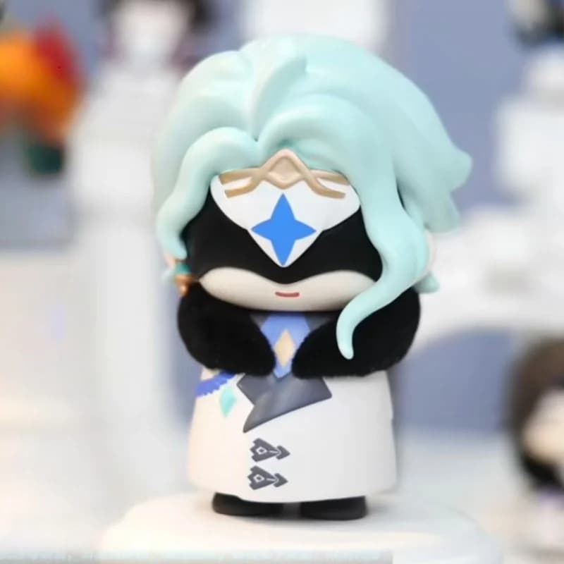 2025 Suplay originale Genshin Fatui Harbingers Scatola cieca MiHoYo Figura carina Decorazione del desktop Modello Scatola a sorpresa Regalo di compleanno Giocattolo