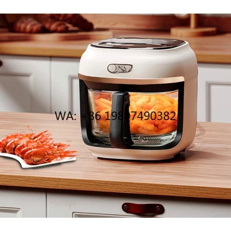 Friggitrice ad Aria Trasparente con Controllo Touch, Design Senza Rivestimenti, Piccolo Elettrodomestico per una Cucina Sana