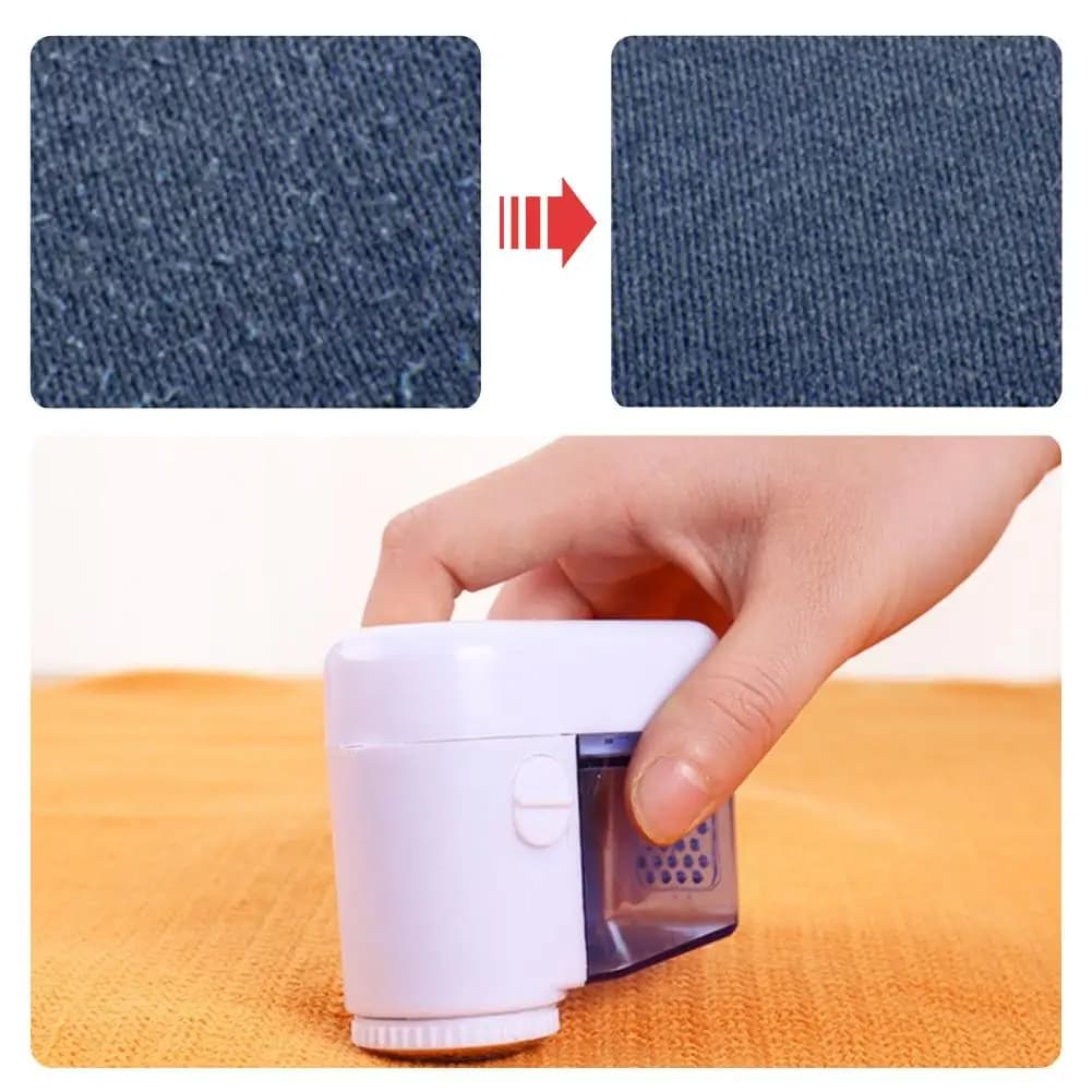 Levapelucchi Elettrico Portatile per Vestiti, Maglioni e Coperte con Contenitore per Pelucchi
