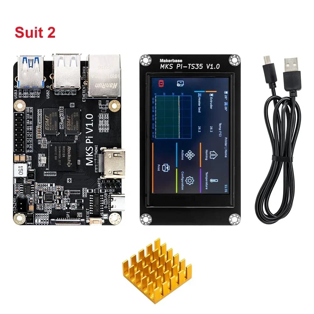 Vendita Calda: Scheda MKS PI con SOC Quad-core a 64 bit Integrato, Esegue Klipper e KlipperScreen per Voron, Sostituisce Raspberry Pi