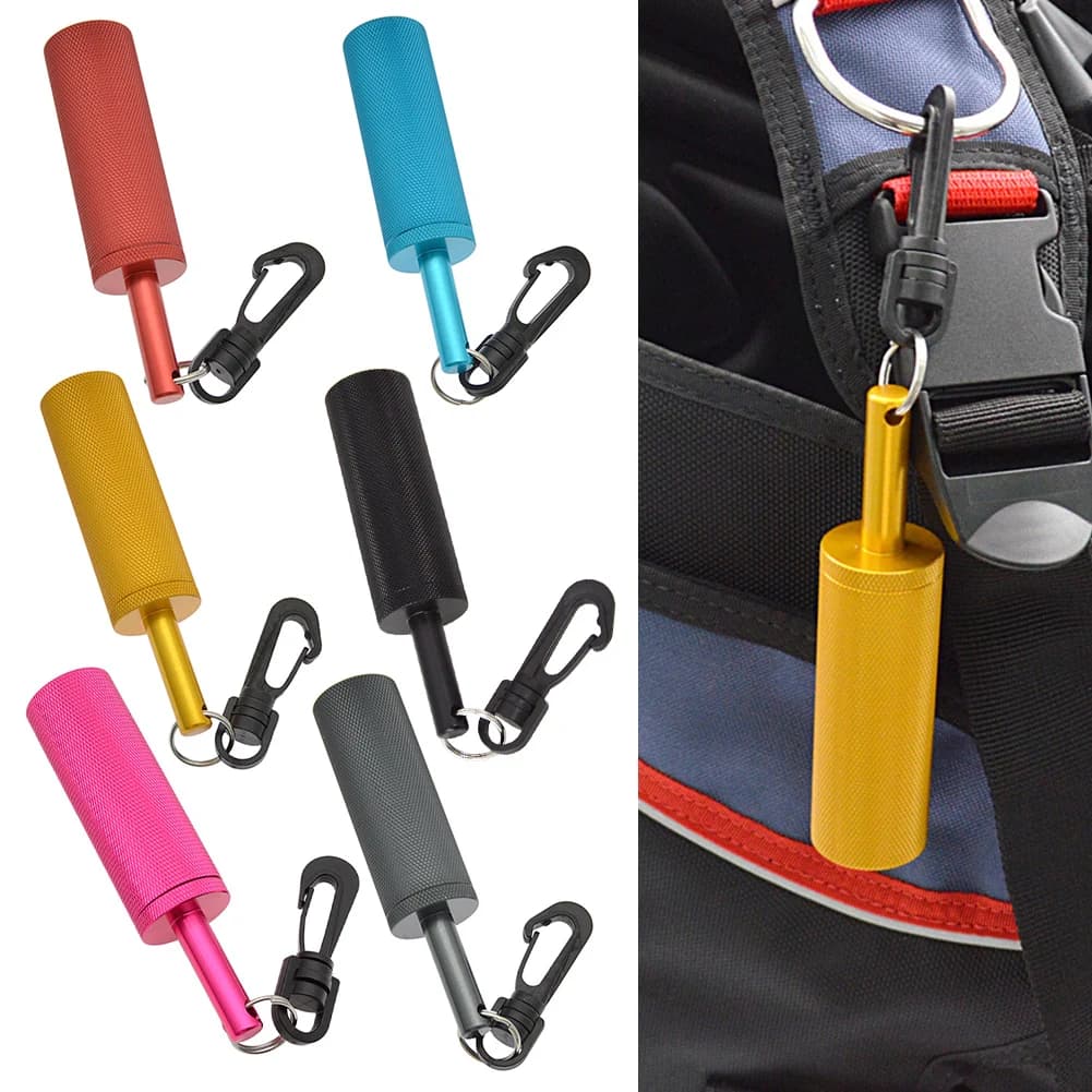 Aluminum Alloy Rattle Shaker for Snorkeling and Scuba Diving Applications Where Clear Audible Signals Are Required Underwater