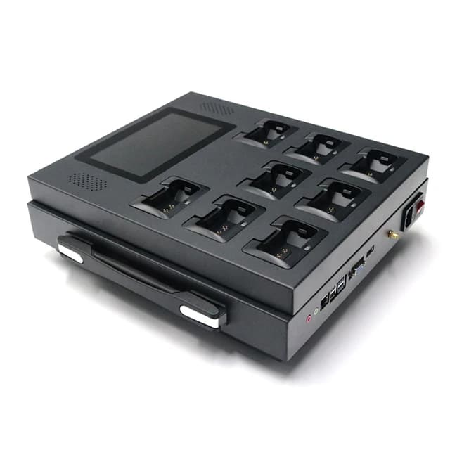 Docking station 8 porte con schermo e accessori da utilizzare con computer multipiano per fotocamera indossata dal corpo Lettore GPS integrato