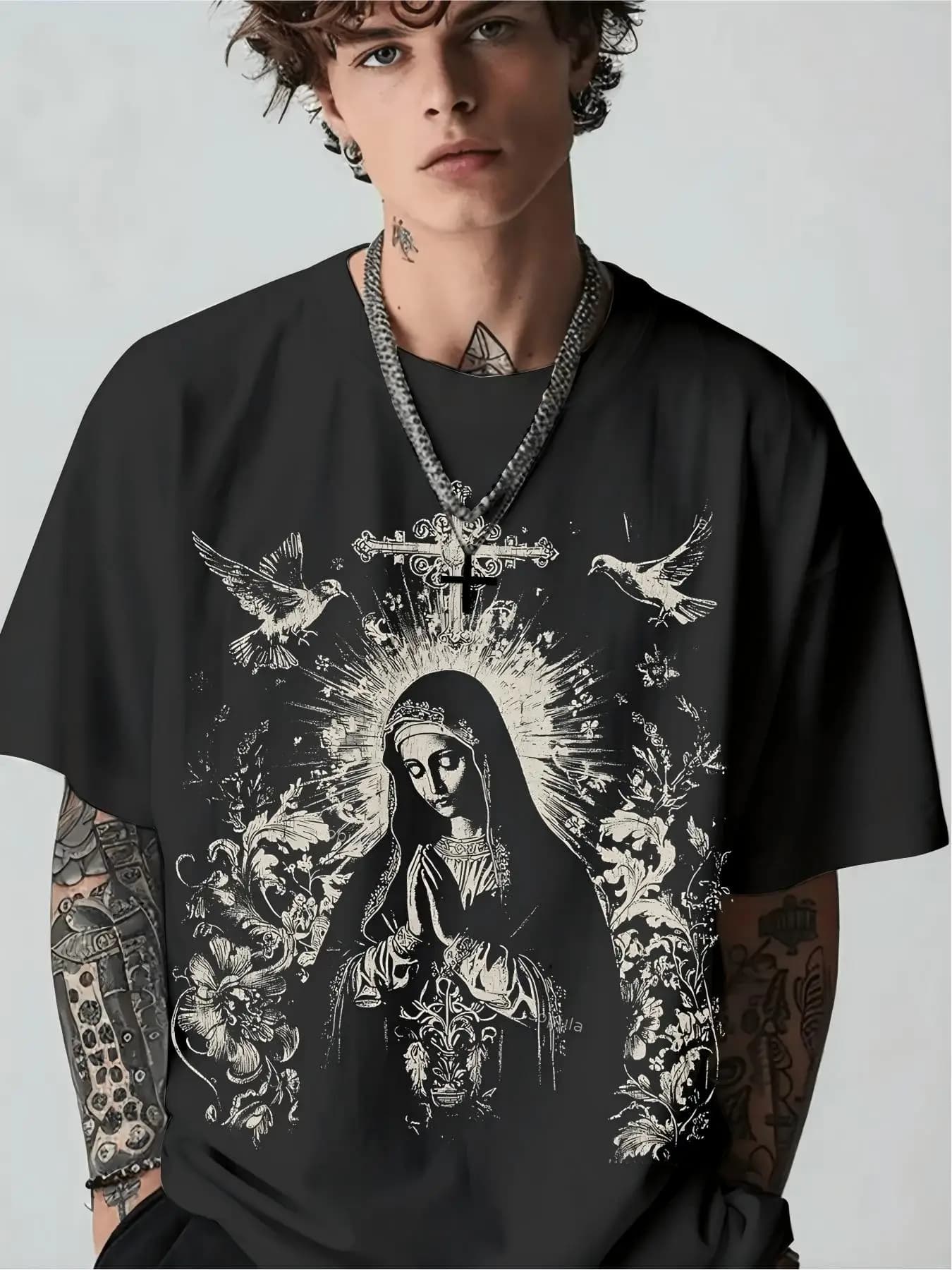 T-shirt da uomo estiva 2026 nuova con stampa 3D - Moda casual da strada, comoda, morbida e traspirante