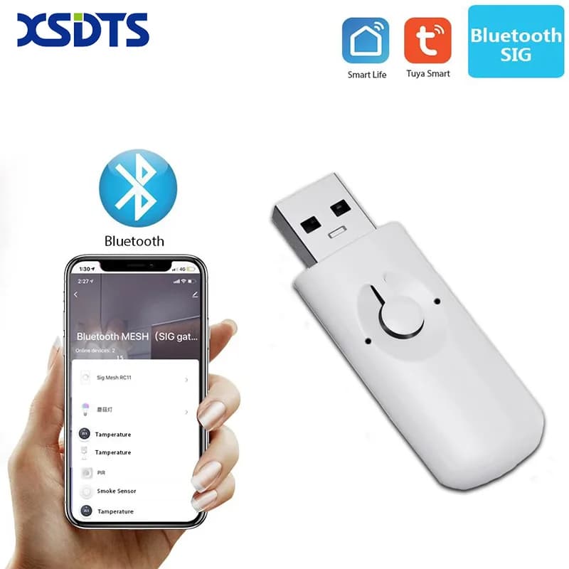 Gateway Bluetooth USB per APP Tuya Smart Door Lock Hub Wifi Telecomando adattatore wireless intelligente Bluetooth