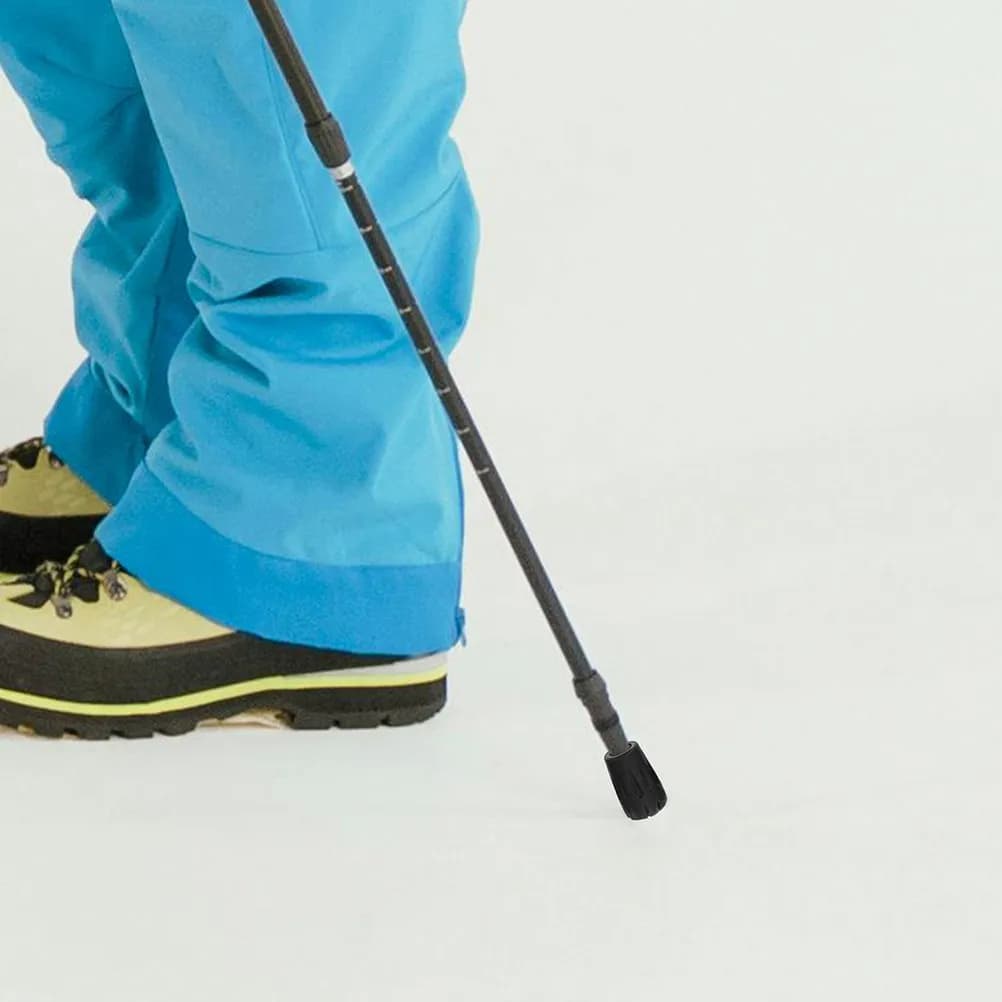 6 Non-slip Tips for Trekking Sticks, TPR Removable Covers for Stroller Sticks, Hiking Sticks, Senior Caregiver