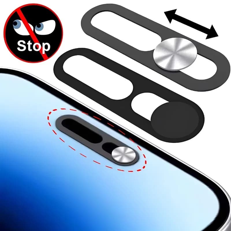 2/1Pcs Designed for iPhone 17/16/15 Privacy Front Camera Cover Web Cam Privacy Blocker for iPhone 17Pro Camera Security Slide