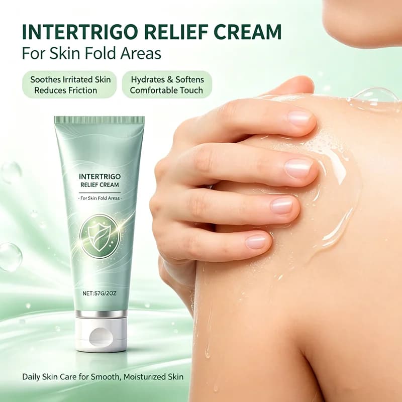 Intertrigo Relief Cream Skin Fold Anti-Friction Care Lotion Soothe Skin Lock Skin Moisture Soften Skin Surface Body Care Cream