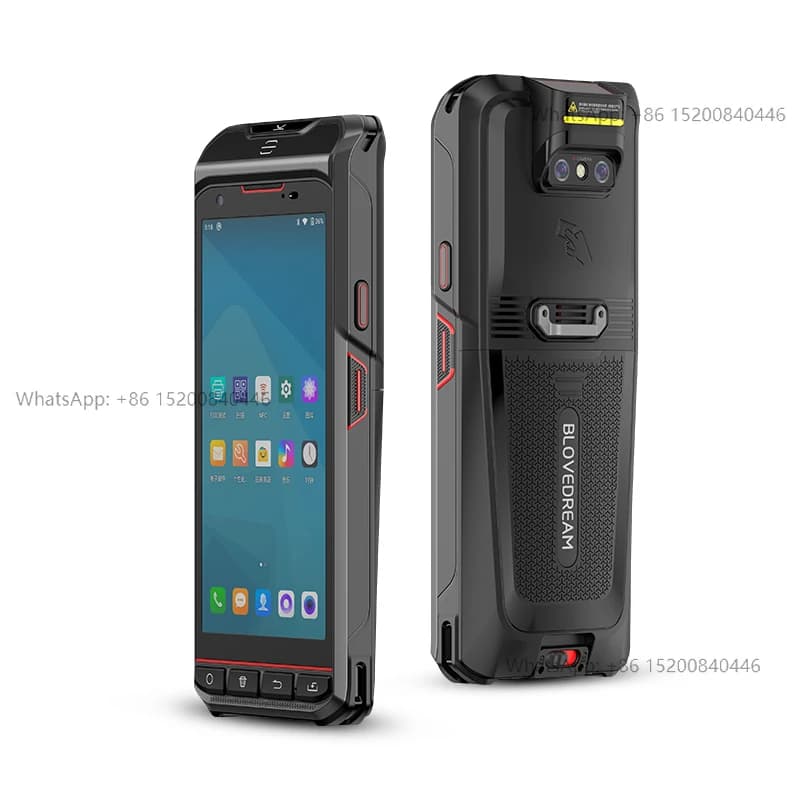 Industrial Rugged Smart Phone Call Android 13 Mobile PC PDA 5.5 Inch FHD 4G IP66 QR Code 4gb 64gb 5500mAh