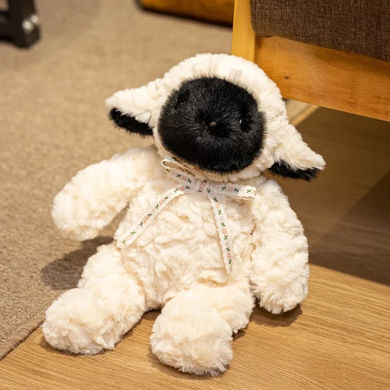 21 centimetri Kawaii Pecora Peluche Del Fumetto Soffici Morbidi Mianmian Pecora Animali Peluche Bambola Cuscino Per Dormire Accompagnare Giocattoli Regalo Di Compleanno