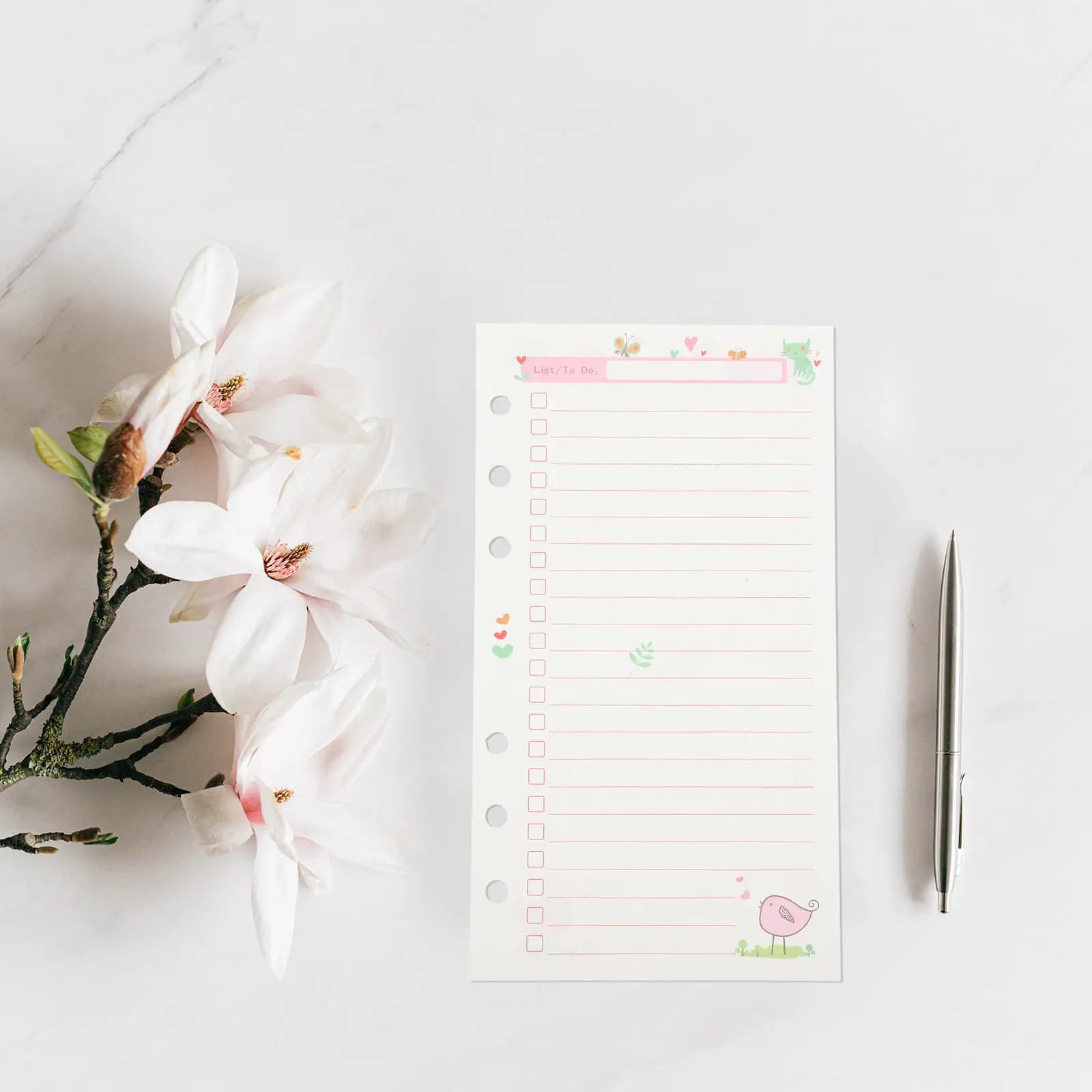 A6 Replacement Refill Paper for Loose Leaf Notebook Thick Flat Smooth Surface Writing Painting Student Use Planner Binder Insert