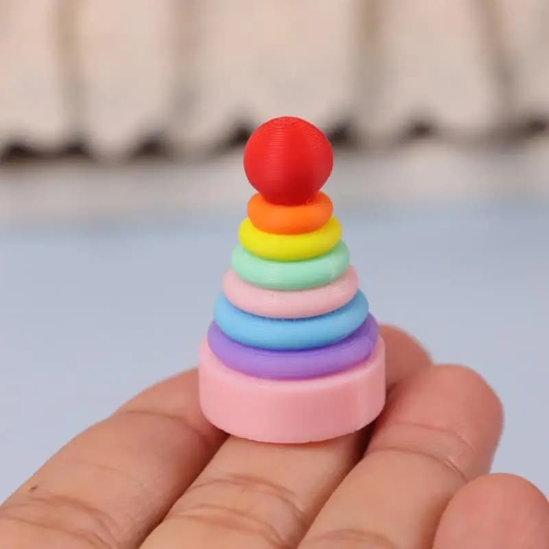Set di Decorazioni per Micro Scene, Miniatura di Secchio in Legno per Casa delle Bambole, Blocchi da Assemblare, Accessori per Bambole