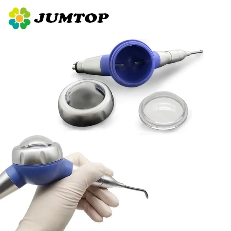 JUMTOP Dentale Air Water Polisher Cleansing Tooth Whitening Sanding Air Gun Prophylaxis Polishing Tools Air Prophylaxis