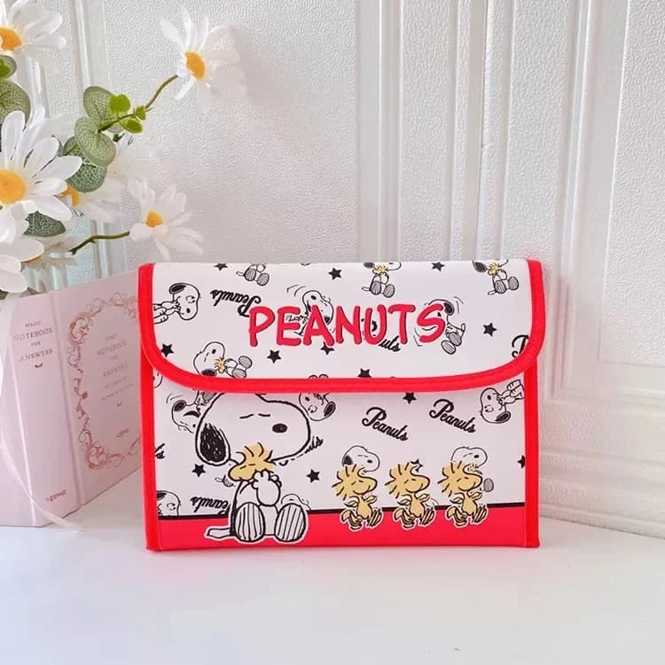 Porta carte Snoopy, borsa per documenti, borsa per documenti, borsa per ragazzi, borsa da viaggio, cartella per documenti, porta documenti, borsa per libri, portamonete