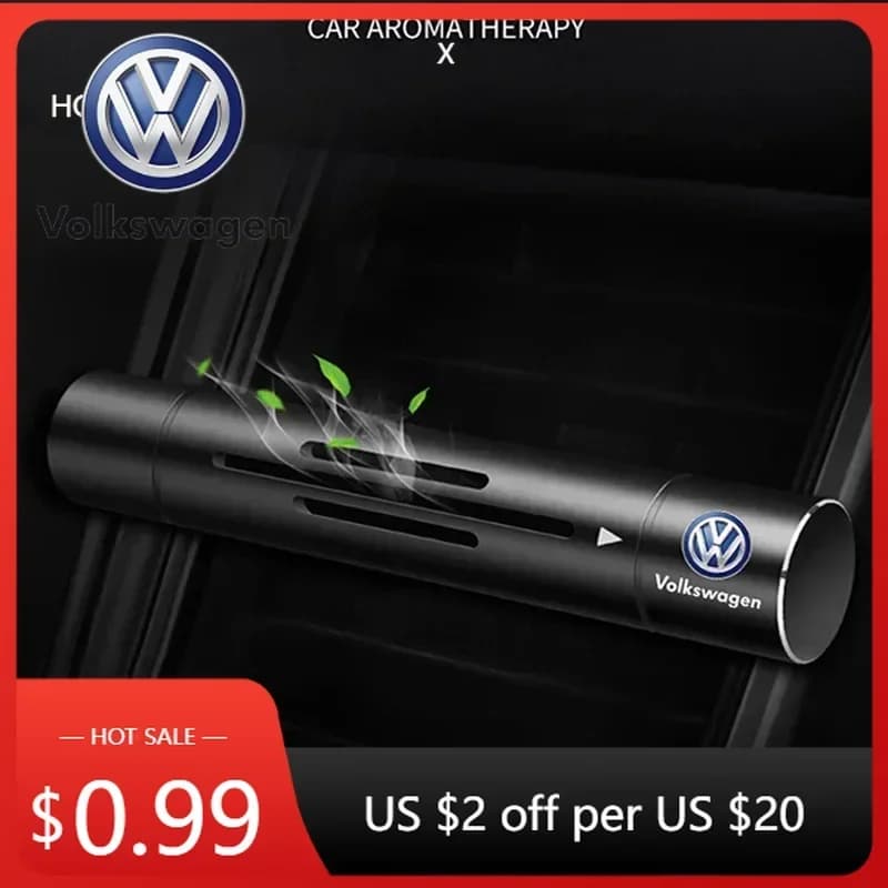 Diffusore di Fragranza per Bocchette dell'Aria Condizionata per Volkswagen VW Polo B6, Deodorante per Auto Volkswagen