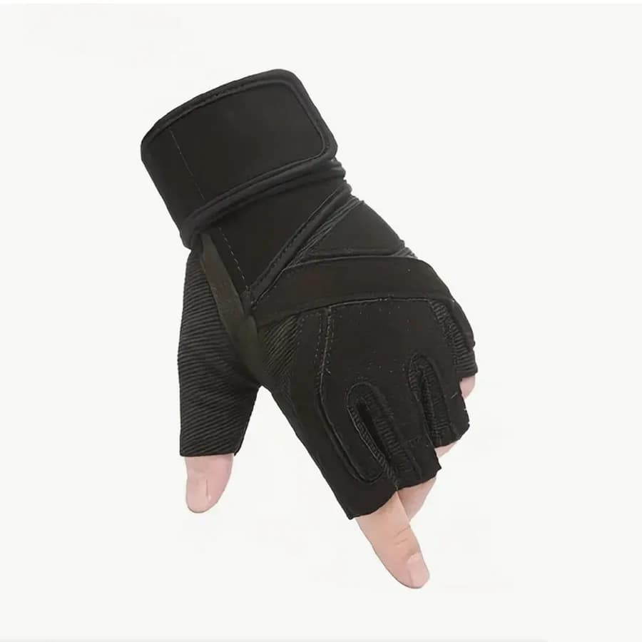 Fitness glove for men and women, equipment with horizontal bar, wrist training, anti-slip, half-tip movement, anti-coke