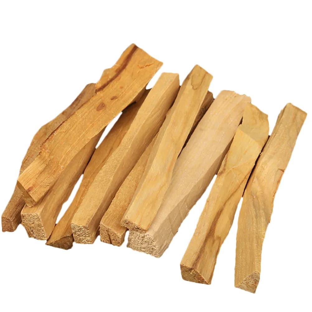 10 Pezzi Bastoncini di Incenso in Legno Sacro, Bastoncini Naturali per Yoga, Meditazione, Aromaterapia, Purificazione dell'Aria e Profumazione