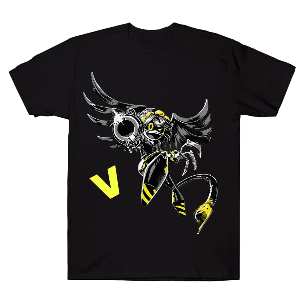 Anime Murder Drones V T-shirts Women Men Grunge Retro Tees Funny Manga Unisex High Quality Cotton Graphic Top Streetwear Casual