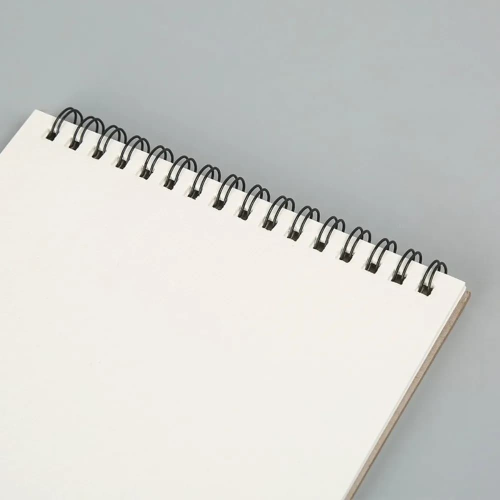 Portable Up Turning Loose-Leaf Sketchbook A4 A5 A6 8K 16K Diary Memo Notepad Taking Notes Journal Sketch Paper Book Students