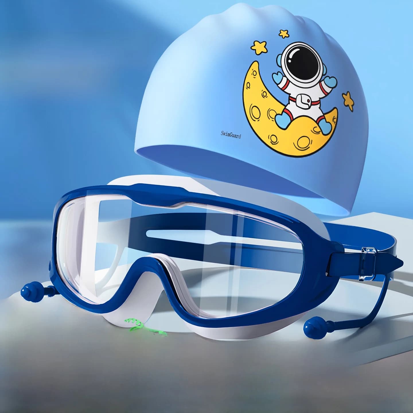 High Definition Swimwear for Children and Boys, Swimming Head, Special Swimming Equipment