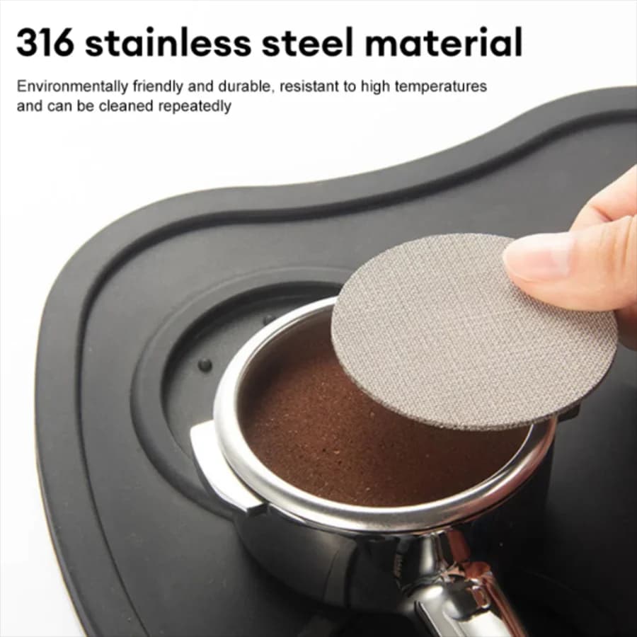 51/53/58mm Reusable Coffee Filter Screen Heat Resistant Mesh Portafilter Barista Coffee Making Puck Screen for Espresso Machine