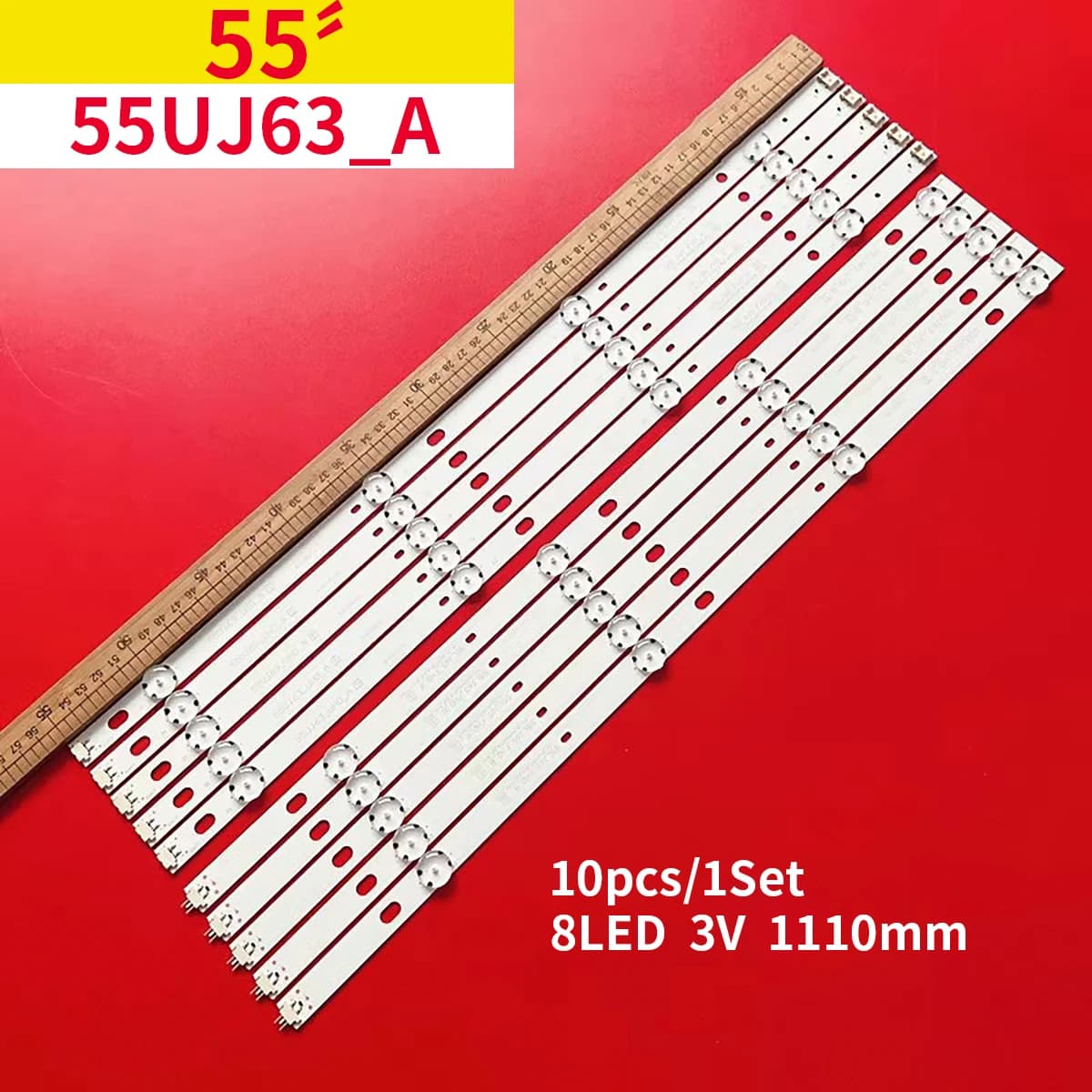 Striscia di retroilluminazione a LED per 55UJ6309 55UJ635V 55UJ634V 55UJ630V 55LJ5550 55UJ6300 55UK6100PLB 55UJ63_A B Eav 63632405 EAV 63673005