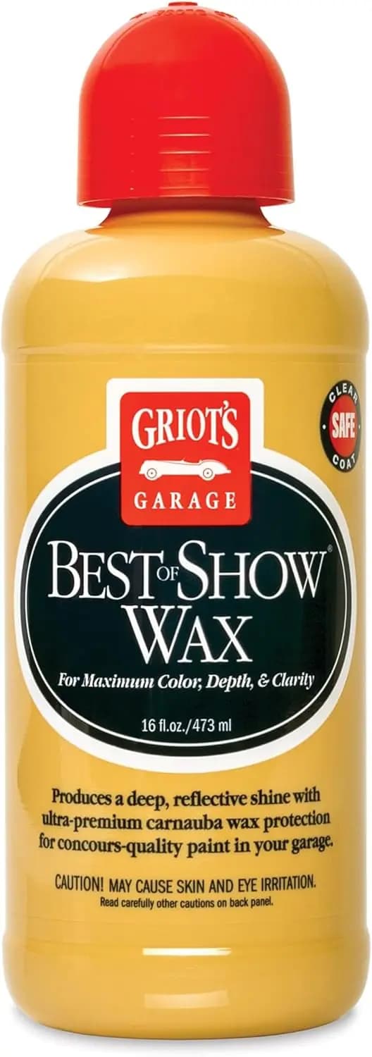 Cera per Auto per Detailing, Cera Carnauba per Lucentezza Elevata e Protezione della Vernice, Facile Applicazione, 16 oz