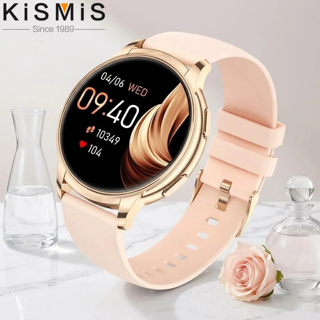 Smartwatch da Donna Impermeabile con Monitoraggio Frequenza Cardiaca e Sonno, Compatibile con Android e iOS, Orologio Fitness e Monitoraggio Salute
