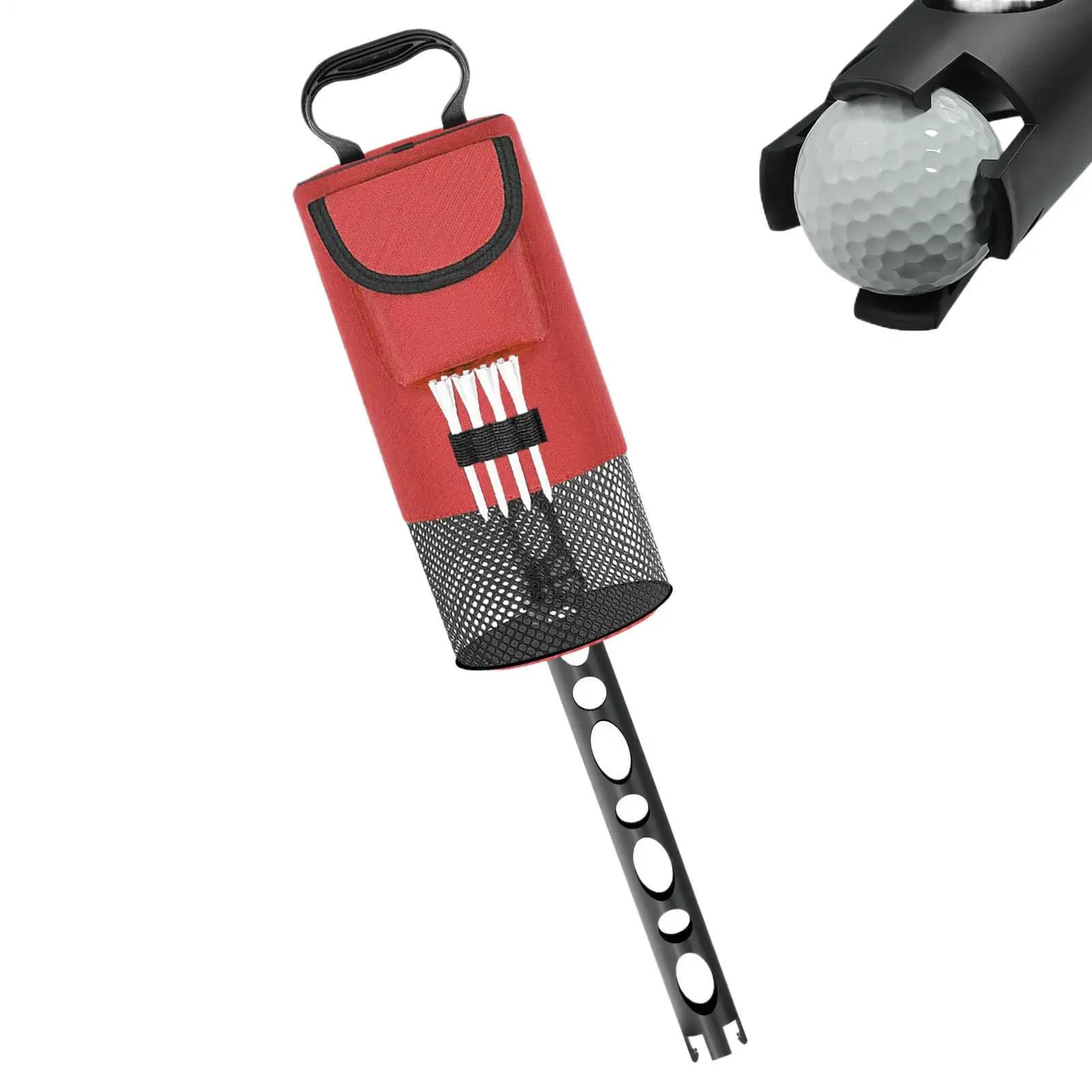 Shagger Bag For Golf Balls Removable Heavy Duty Large Capacity Storage Holds 70 Balls Pocket Shagger For Men Women Professionals