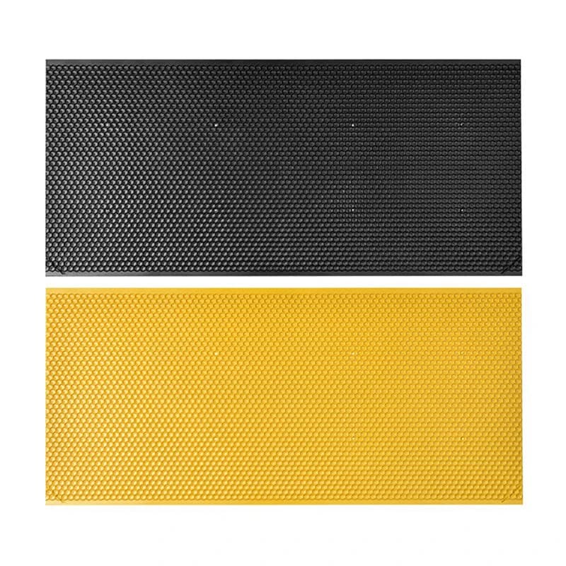 10PCS Api Pettine Miele Cornice Quadrata di Plastica A Nido D'ape Cera di Ape Fondotinta Alveare Cornici Base Lenzuola Strumenti di Apicoltura Attrezzature