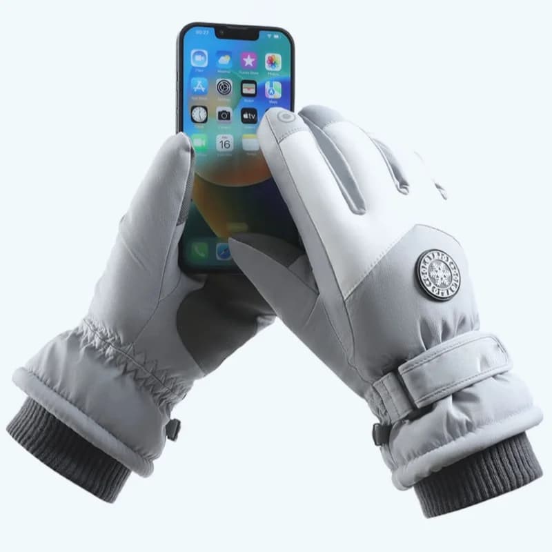 Winter Raincoats for Men and Women, Snow Gloves Touch Screen for Ski, Snowboard, Race, Cycling, Winter Work