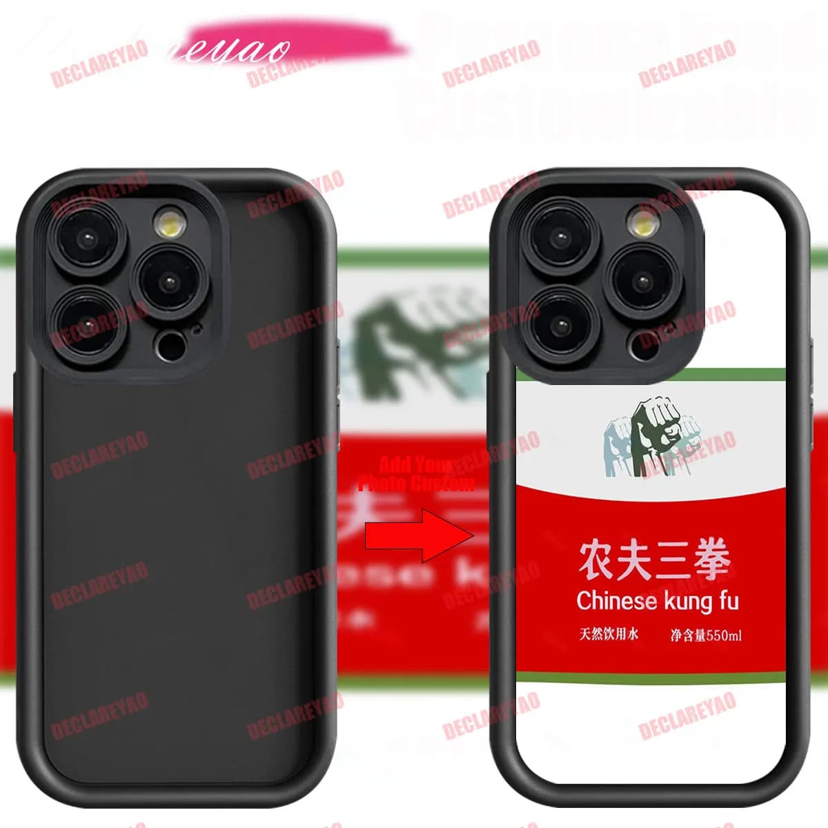 Coperture personalizzate per immagini personalizzate fai-da-te per iPhone X Xs Max XR SE 2022 17 Air 16 Pro 16e 15 Plus 14 13 12 Mini 11 Cover foto