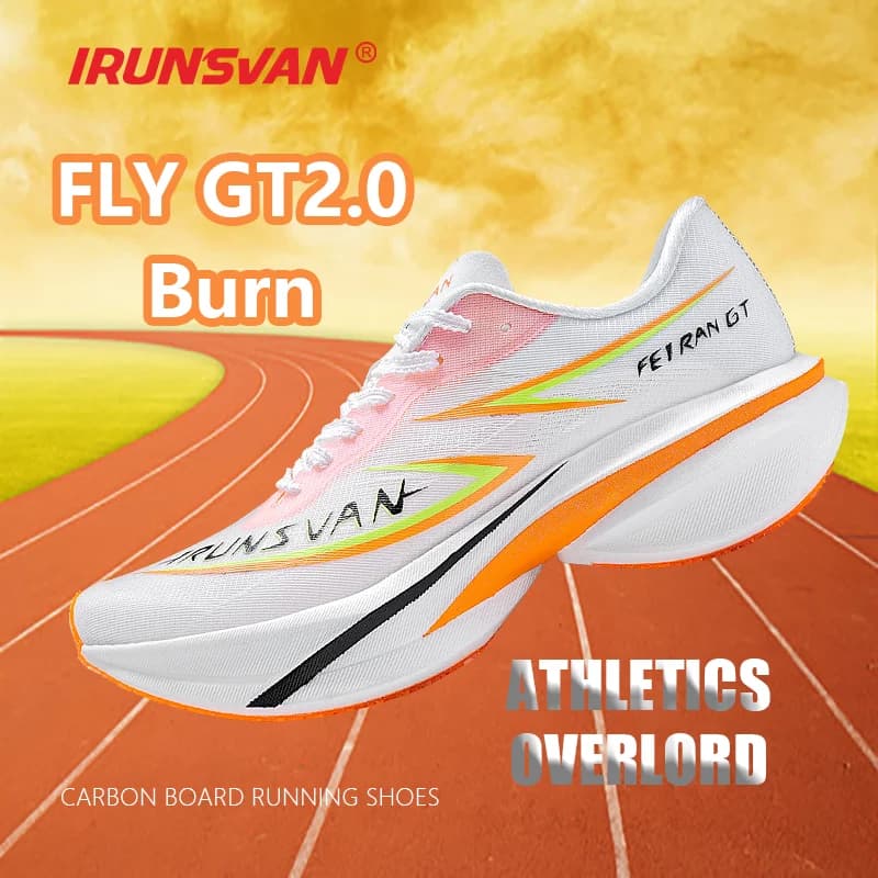 IRUNSVAN Flying Flame GT2.0 Scarpe da corsa con piastra in carbonio con palmo pieno Scarpe da corsa per maratona Scarpe sportive ammortizzanti per uomo e donna