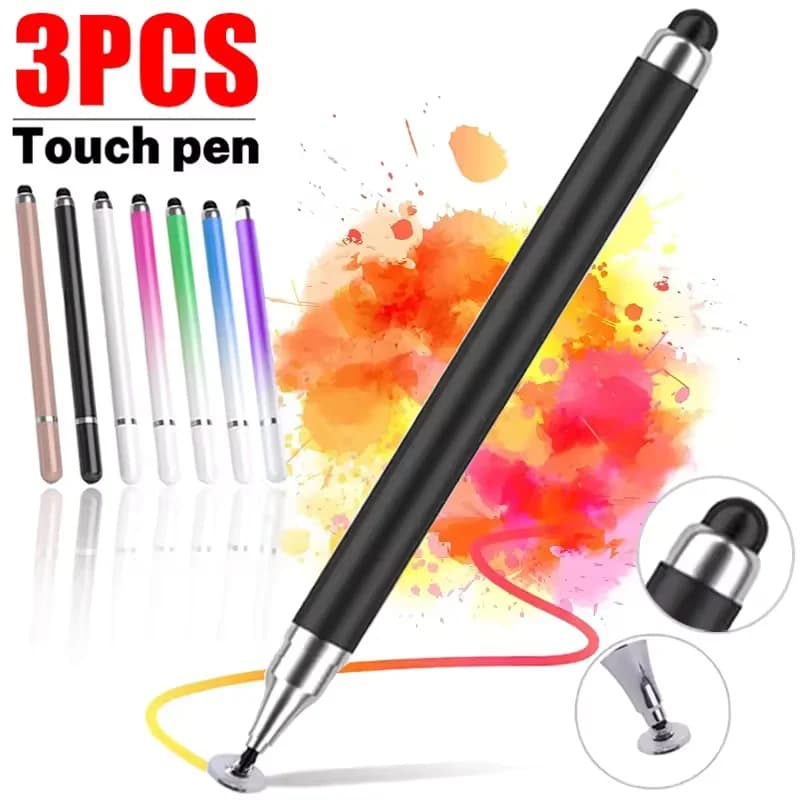 4/1 Pz 2IN1 Penna Stilo per il Telefono Mobile Tablet Disegno Touch Pen Capacitivo Universale Per iPhone Samsung Android Disegna Penna Dello Schermo