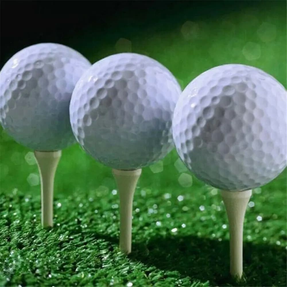 Practice Golf Balls 10 Pcs White True Flight Soft Indoor Air Ball's