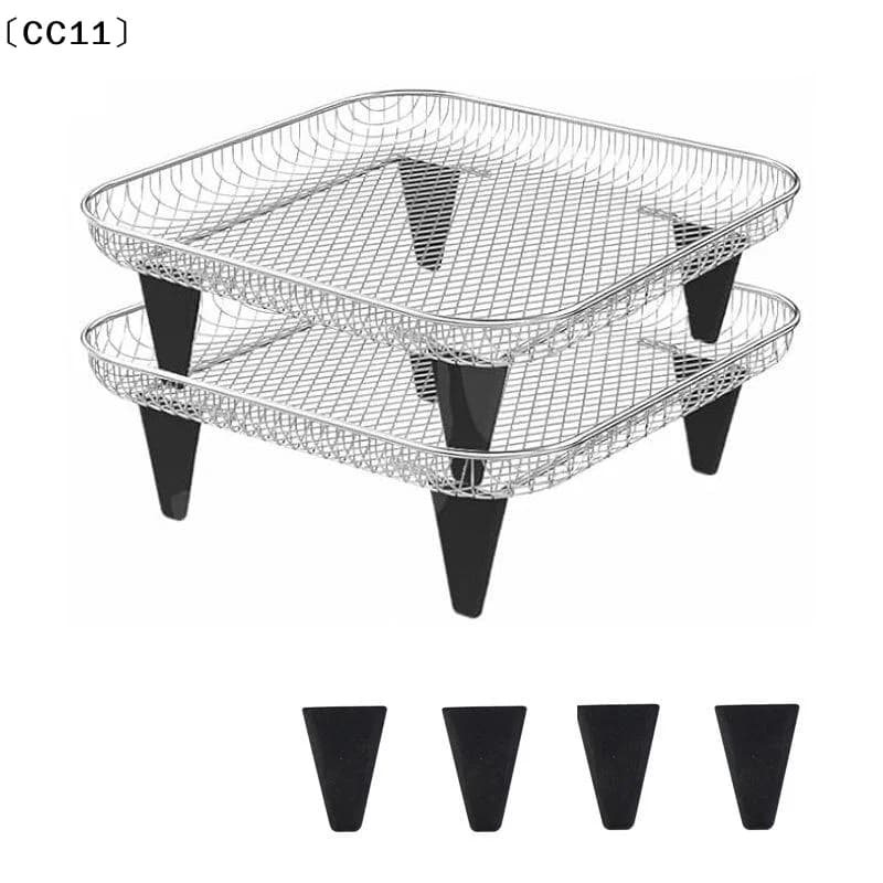 4/6/8 Piedini pieces in Silicone for Air Fryer, Vapor Protection, Drying Grids, Silica Gel Holders for Vassoi roughCC11 reasoning