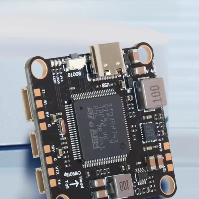 FlyingRC H7D H743 4in1 ESC ELRS 2.4G Dual gyroscope receiver Supports BF INAV Firmware AP for drones FPV DIY Parts