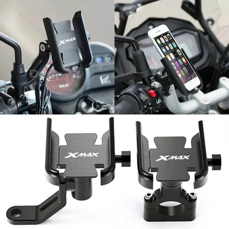 Per YAMAHA XMAX300 XMAX400 XMAX125 XMAX250 XMAX X-MAX 125 250 300 400 Moto Manubrio Supporto Del Telefono Cellulare GPS Del Basamento Della Staffa