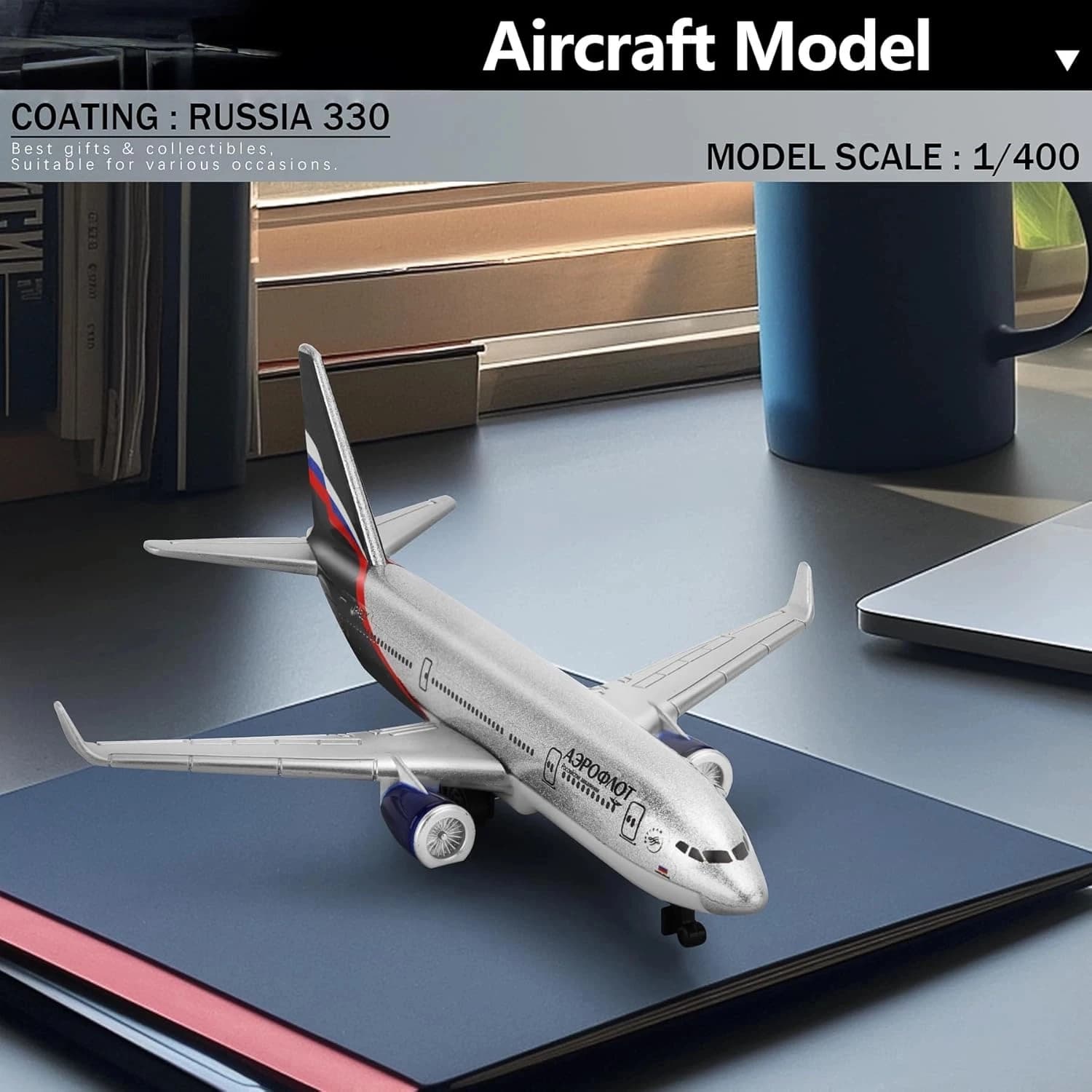 1/400 16 cm Russia A330 Kit modello di aereo Modello di aereo in lega per collezione e display