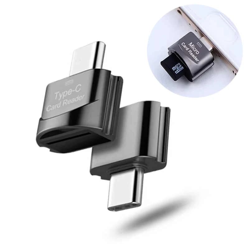 Lettore di schede USB 3.1 Tipo C USB-C TF Micro SD Adattatore OTG per telefono cellulare Lettore di schede di memoria di tipo C per Samsung MacBook Huawei LeTV