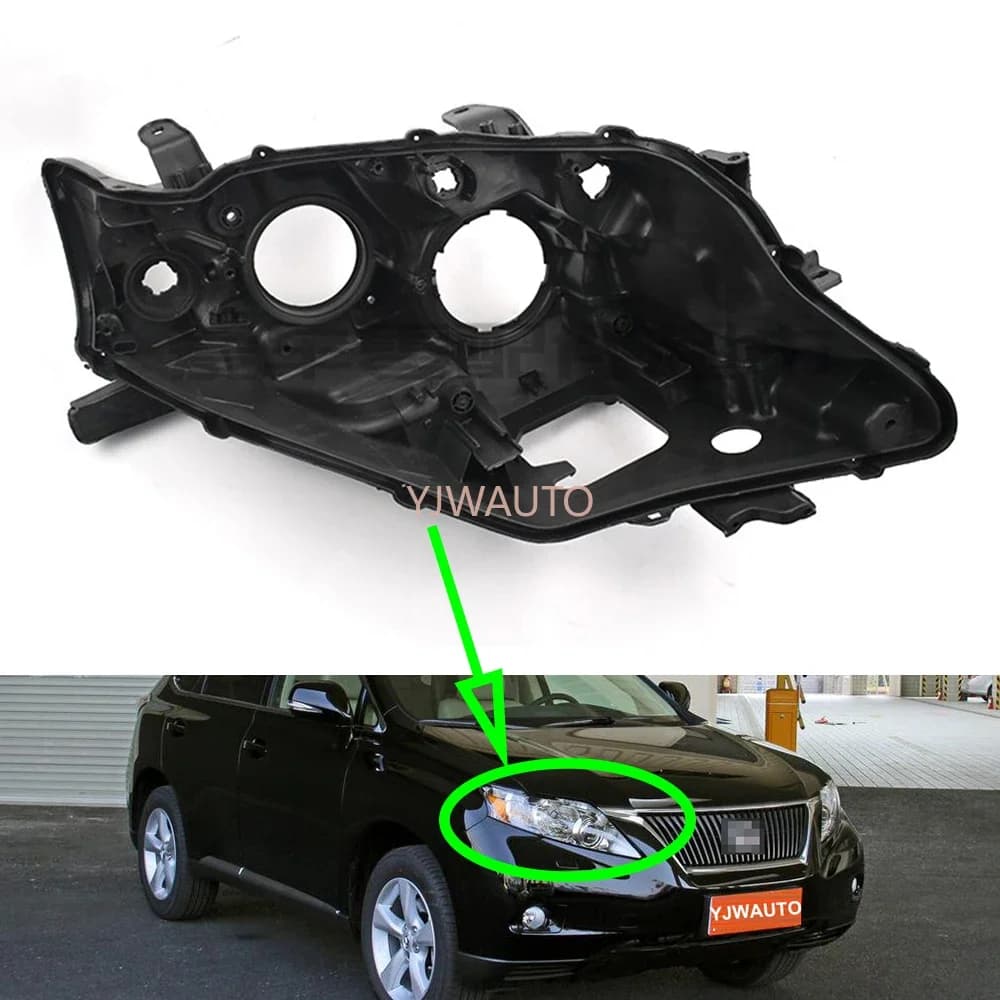 Per Lexus RX350 2009 2010 2011 2012 Faro Casa Auto Faro Base di Ricambio Auto Supporto Della Lampada Anteriore Supporto Posteriore