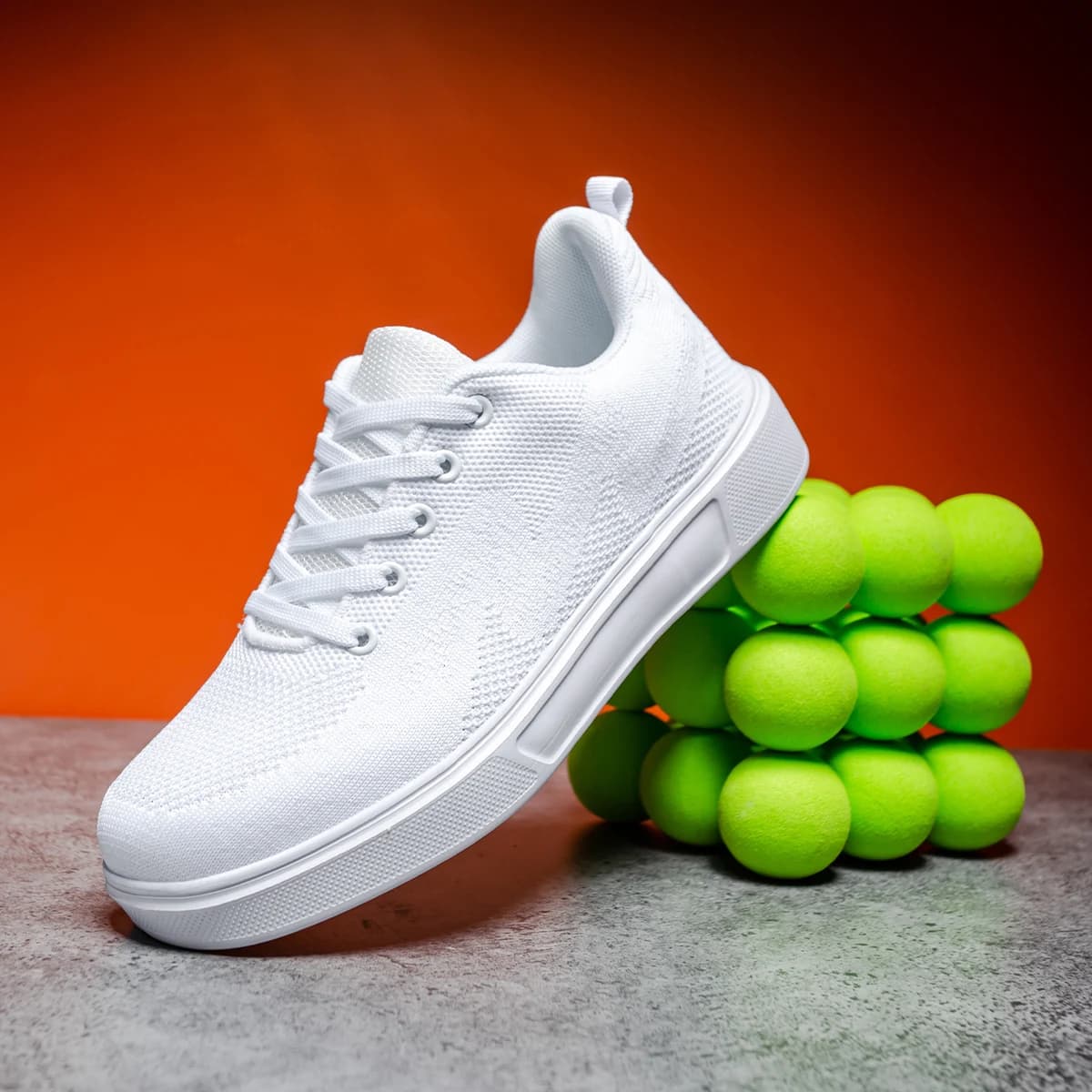 Scarpe da donna con cinturini, sneakers bianche, scarpe da corsa traspiranti in rete da donna, scarpe da skate per giovani, scarpe singole anti-odore