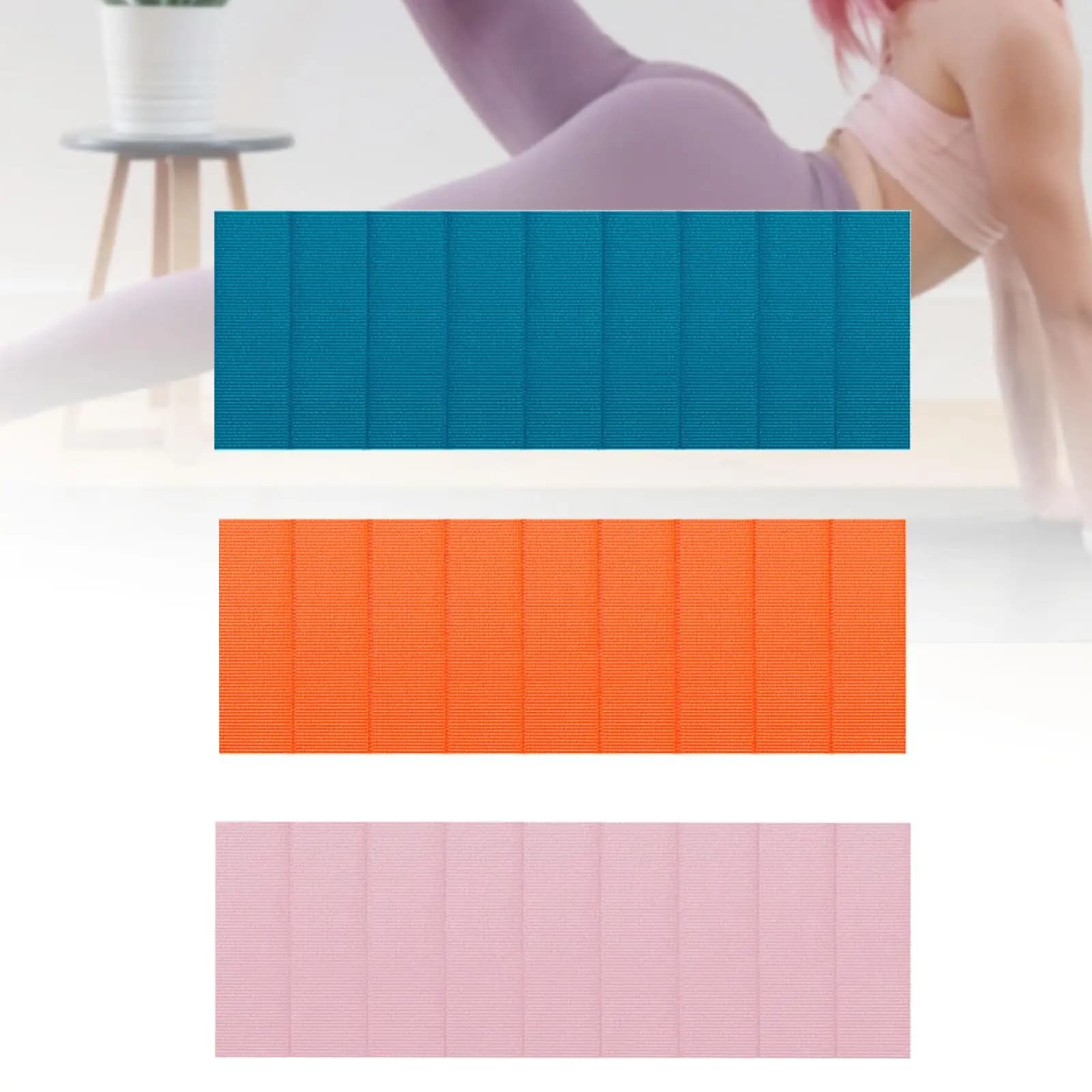 Exercise Mat Pilates Anti-slip Exercise Mat Foldable Yoga Mat for Home